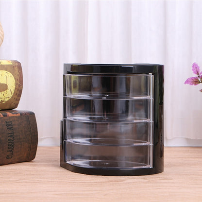 ELECTROPRIME Pen Holder Pen Pencil Holder Desktop Drawer Organizer Makeup Storage Box with Notes