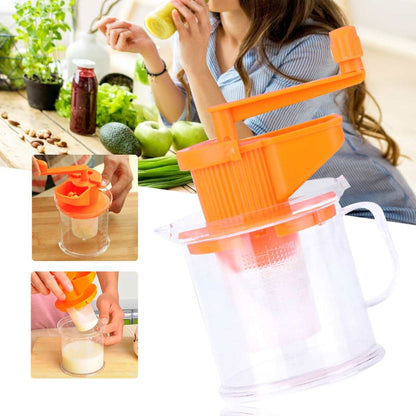 ELECTROPRIME Manual Soybean Juicer Machine Fruit Vegetables Hand Squeezer
