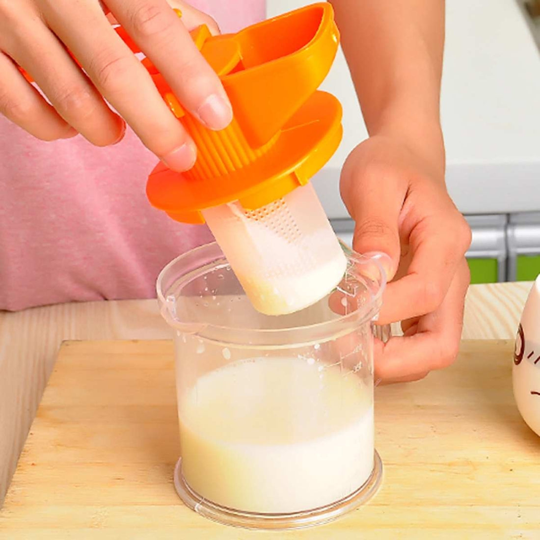 ELECTROPRIME Manual Soybean Juicer Machine Fruit Vegetables Hand Squeezer