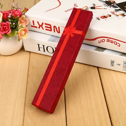 ELECTROPRIME 3 PCS Rectangular Rose Bow Gift Box Necklace Box Jewelry Box, Random Color Delivery
