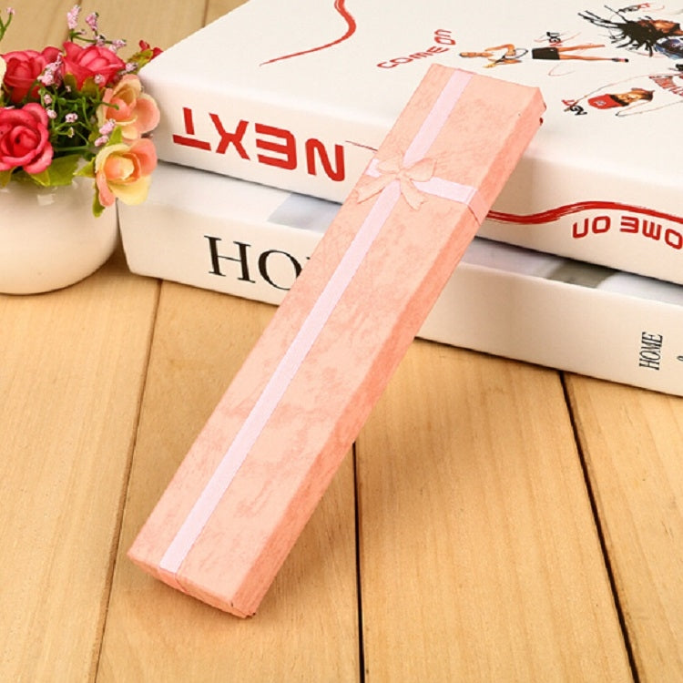 ELECTROPRIME 3 PCS Rectangular Rose Bow Gift Box Necklace Box Jewelry Box, Random Color Delivery
