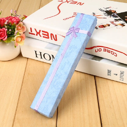 ELECTROPRIME 3 PCS Rectangular Rose Bow Gift Box Necklace Box Jewelry Box, Random Color Delivery