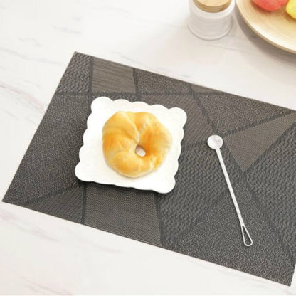 ELECTROPRIME Creative Environmentally Friendly Simple Table Mats Coffee Cup Pad, Size: 30x45cm(Black)