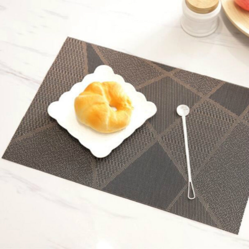 ELECTROPRIME Creative Environmentally Friendly Simple Table Mats Coffee Cup Pad, Size: 30x45cm(Brown)