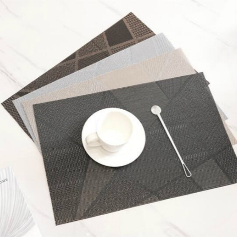 ELECTROPRIME Creative Environmentally Friendly Simple Table Mats Coffee Cup Pad, Size: 30x45cm(Brown)