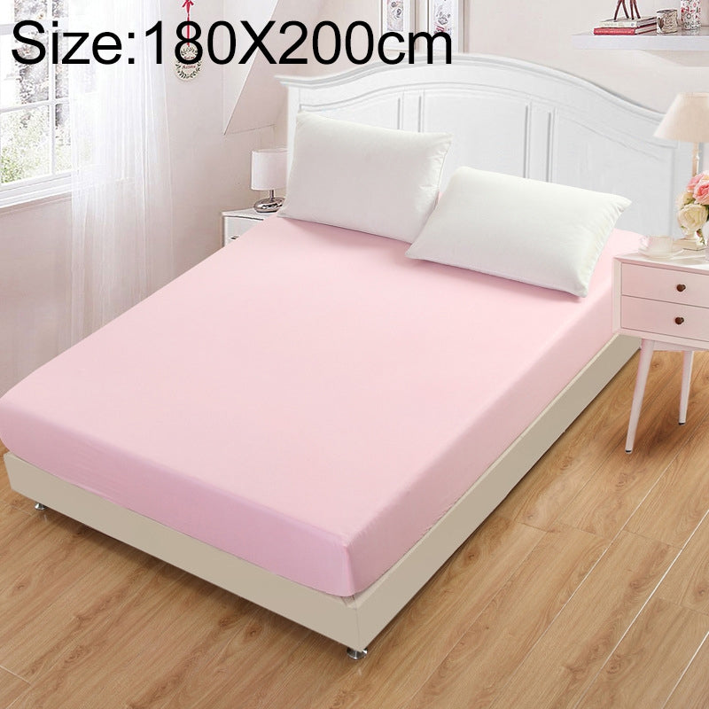 ELECTROPRIME Plain Mattress Protector Bed Mat Mattress Cover Fitted Sheet, Size:180X200cm(Jade)