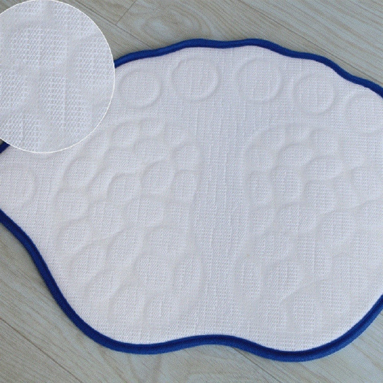 ELECTROPRIME Foot-type 3D Pebbles Embossed Ankle Anti Slip Absorbent Mat, Size:40x60cm(Pebble)