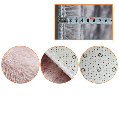 ELECTROPRIME Simple Sofa Bedside Gradient Carpet Living Room Bedroom Mat, Color:Light Grey, Size:40x60cm