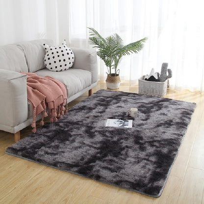 ELECTROPRIME Simple Sofa Bedside Gradient Carpet Living Room Bedroom Mat, Color:Dark Grey, Size:40x60cm