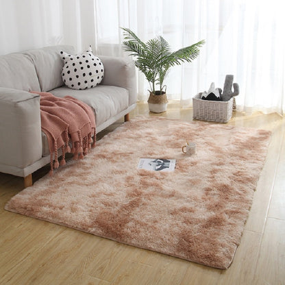 ELECTROPRIME Simple Sofa Bedside Gradient Carpet Living Room Bedroom Mat, Color:Camel, Size:50x80cm