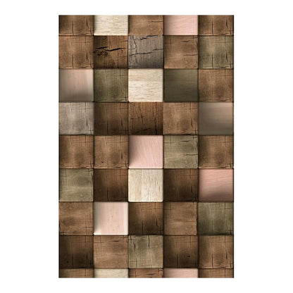 ELECTROPRIME Simple Modern Abstract Lattice Carpets Living Room Bedroom Floor Mat, Size:80x120cm(Nine Square)