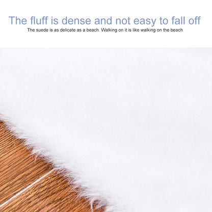 ELECTROPRIME Rug Artificial Rabbit Hair Carpet Non-slip Floor Mats for Living Room Bedroom Balcony Home Decoration, Size:400x600mm(Pink)