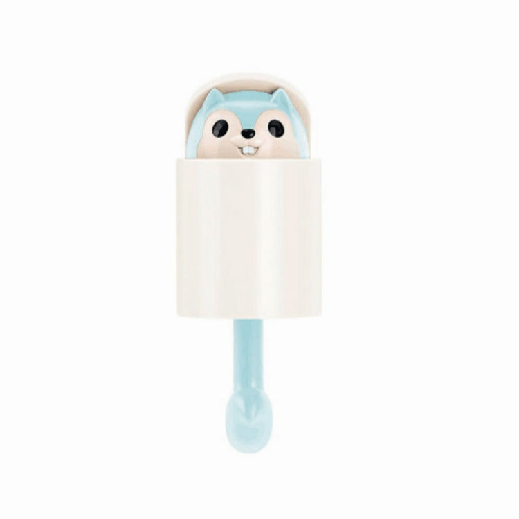 ELECTROPRIME Squirrel Creative Hook Strong Adhesive Wall Hanging(Sky Blue)