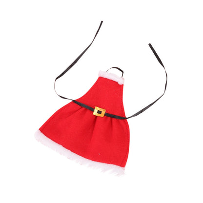 ELECTROPRIME 2 PCS Christmas Decoration Red Wine Bottle Set Christmas Items
