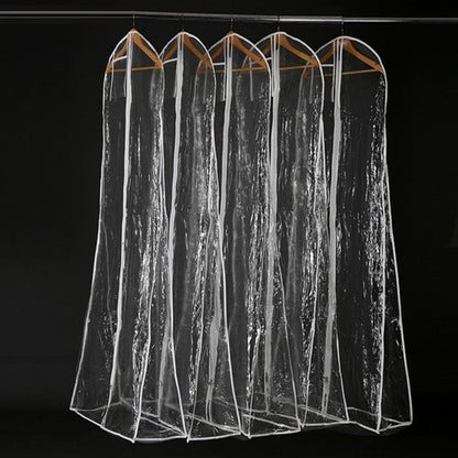 ELECTROPRIME Transparent Coat Wedding Dress Gown Protective Cover Dust Cover Storage Bag