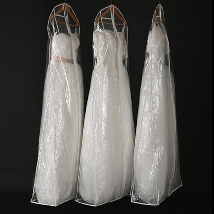ELECTROPRIME Transparent Coat Wedding Dress Gown Protective Cover Dust Cover Storage Bag