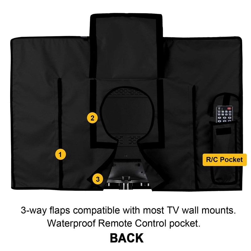 ELECTROPRIME Outdoor TV Waterproof and Dustproof Universal Protector Cover, Size:20-24 inch