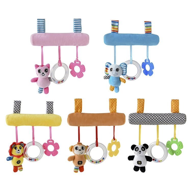 ELECTROPRIME Baby Stroller Cartoon Animal Pendant Cradle Ornament Hanging Rattle(Black And White Panda Bed Hanging)