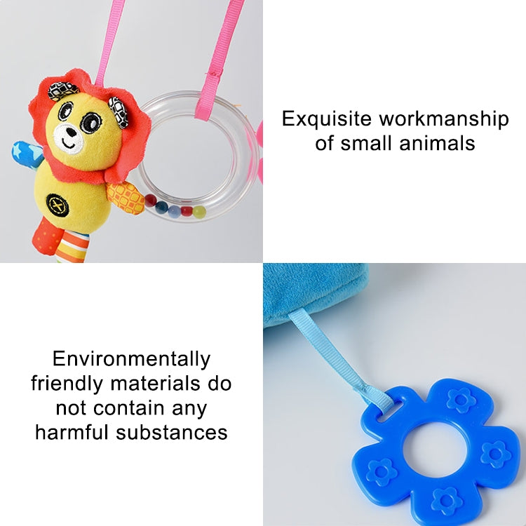ELECTROPRIME Baby Stroller Cartoon Animal Pendant Cradle Ornament Hanging Rattle(Black And White Panda Bed Hanging)