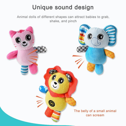 ELECTROPRIME Baby Stroller Cartoon Animal Pendant Cradle Ornament Hanging Rattle(Orange Monkey Bed Hanging)