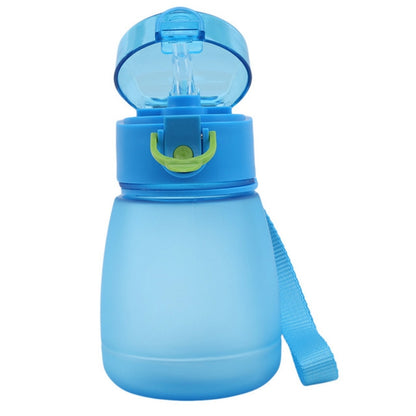 ELECTROPRIME Frosted Belly Cup With Straw Sealing Cup(Blue)