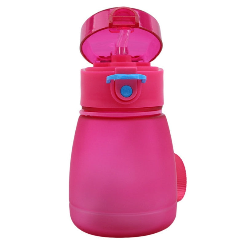 ELECTROPRIME Frosted Belly Cup With Straw Sealing Cup(Red)