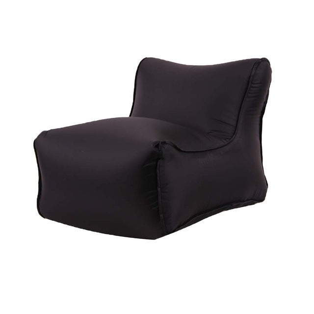 ELECTROPRIME Waterproof Mini Inflatable Baby Seats SofaChair Furniture Bean Bag Seat Cushion(Black seat)