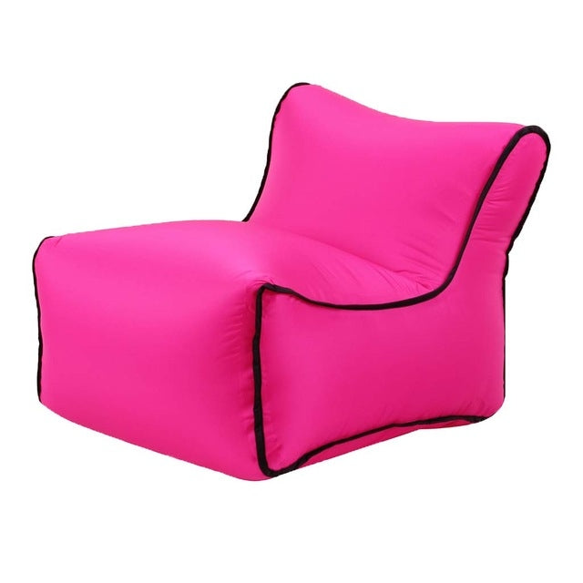 ELECTROPRIME Waterproof Mini Inflatable Baby Seats SofaChair Furniture Bean Bag Seat Cushion(Rose red seat)