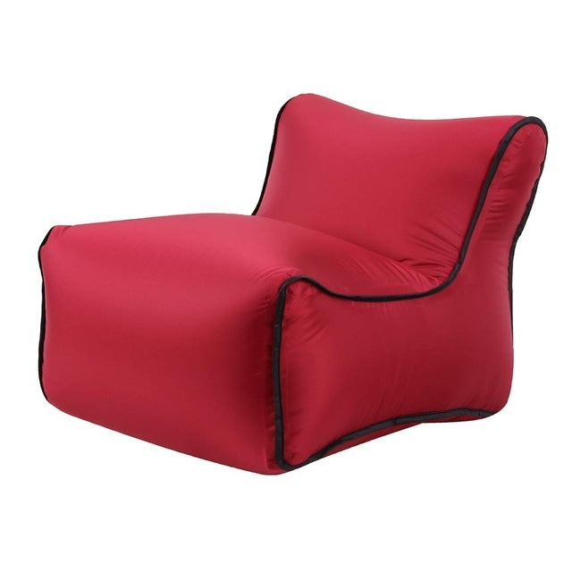 ELECTROPRIME Waterproof Mini Inflatable Baby Seats SofaChair Furniture Bean Bag Seat Cushion(Wine red seat)