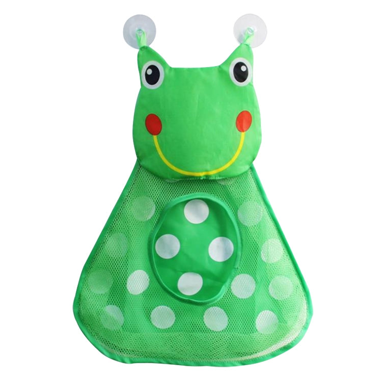 ELECTROPRIME Baby Shower Toys Storage Organizer Kids Toy Storage Mesh Set For Bathroom(Frog)