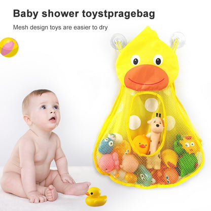 ELECTROPRIME Baby Shower Toys Storage Organizer Kids Toy Storage Mesh Set For Bathroom(Frog)