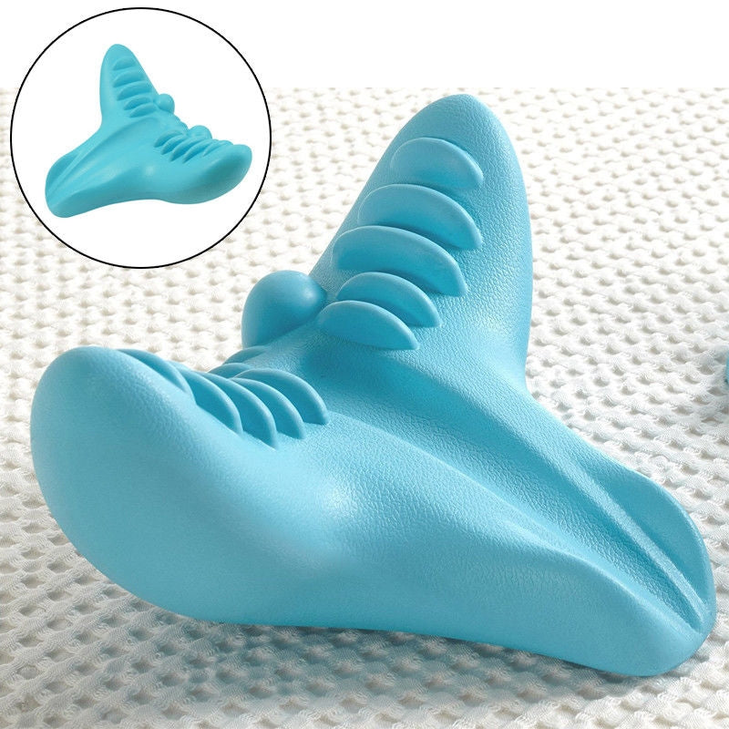 ELECTROPRIME Acupressure Massage Pillow C-Rest Neck Cervical Shoulder Muscle Relaxer High Density Memory Foam Pillow Tools