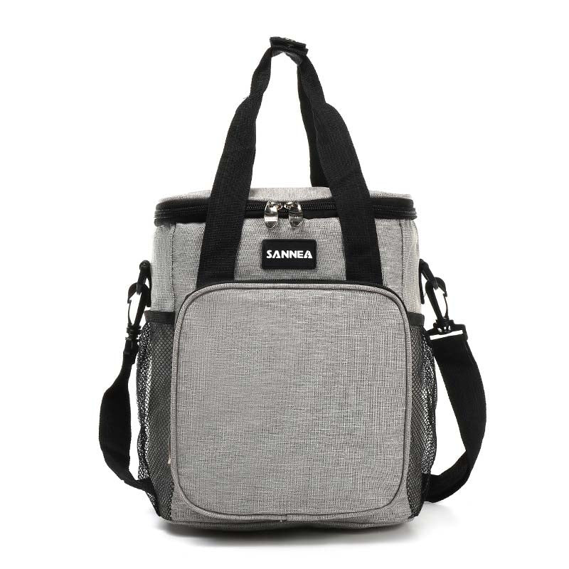 ELECTROPRIME Sanne Lunch Bag Friendly Cartoon Portable Picnic Insulation Folding Lunch Bag(Gray)