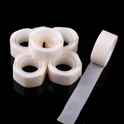 ELECTROPRIME 5 Rolls Small Double-Sided Glue Balloon Removable Non-Marking Glue Tape 100 Capsules(White)