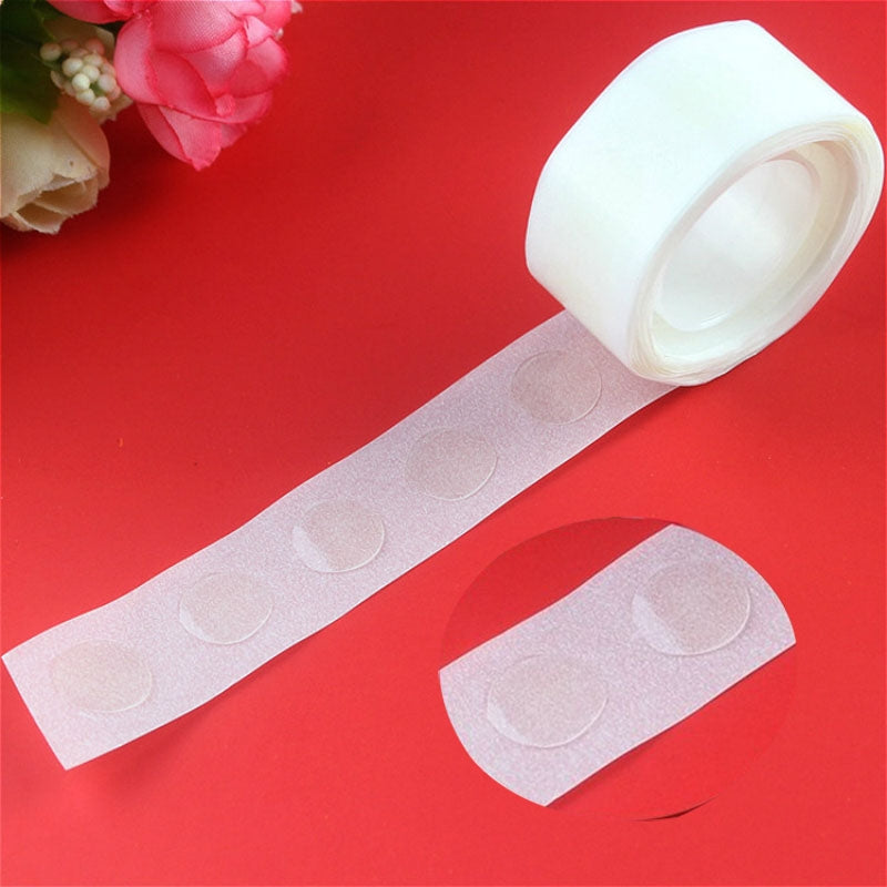 ELECTROPRIME 5 Rolls Small Double-Sided Glue Balloon Removable Non-Marking Glue Tape 100 Capsules(White)