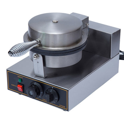 ELECTROPRIME Stainless Steel Single-head Egg Roll Machine Ice Cream Crisp Egg Roller, Size:320x250x178cm
