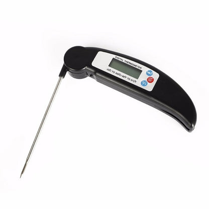 ELECTROPRIME Folding Meat Thermometer Digital Kitchen Thermometer Food Cooking BBQ Probe, Random Color Delivery