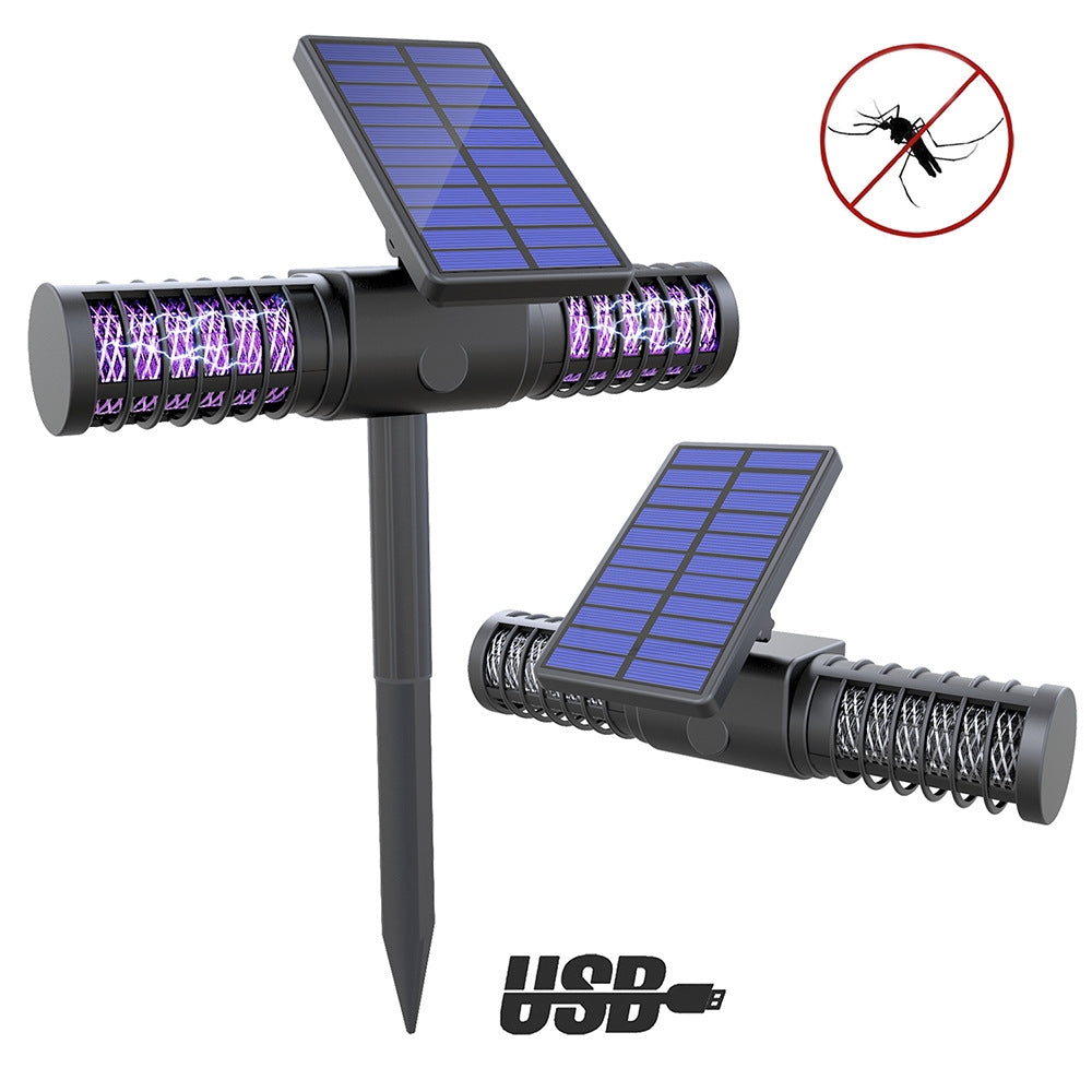 ELECTROPRIME Solar Mosquito Killer Outdoor Waterproof Garden Light Villa Outdoor Mosquito Trap
