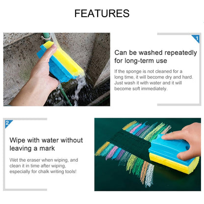 ELECTROPRIME None Wet Sponge Eraser Strong Water Soluble Whiteboard Eraser, Siize:12x7x5.5cm Sponge Board Eraser