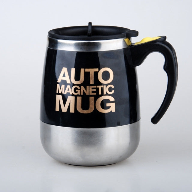ELECTROPRIME Automatic Mixing Cup Coffee Cup Portable Household Mixer(Black)