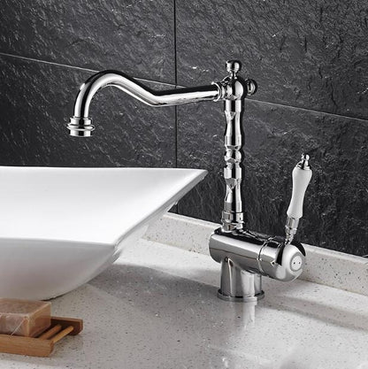 ELECTROPRIME Kitchen Bathroom Faucet Hot and Cold Faucet Taps Sink Without Hose