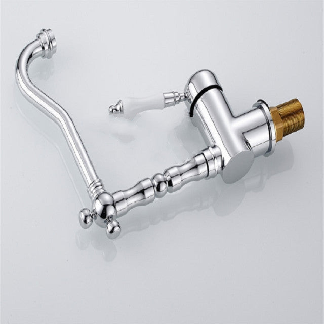ELECTROPRIME Kitchen Bathroom Faucet Hot and Cold Faucet Taps Sink Without Hose