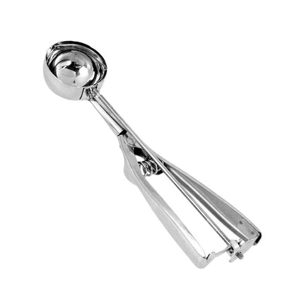 ELECTROPRIME Thick Stainless Steel Ice Cream Spoon Fruit Digging Spoon 6cm