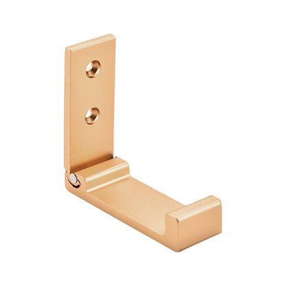 ELECTROPRIME Collapsible Clothes Hanger Robe Hook Decorative Bathroom Wall Mounted Hooks(Golden Hook (Send Screw))