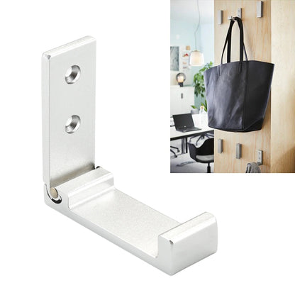 ELECTROPRIME Collapsible Clothes Hanger Robe Hook Decorative Bathroom Wall Mounted Hooks(Silver Hook (Send Screw))