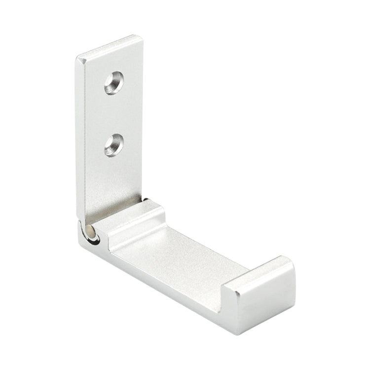 ELECTROPRIME Collapsible Clothes Hanger Robe Hook Decorative Bathroom Wall Mounted Hooks(Silver Hook (Send Screw))