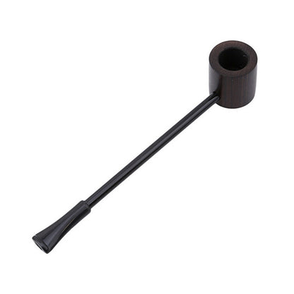 ELECTROPRIME Ebony Smoking Pipe Popeye Portable Creative Smoking Pipe Herb Tobacco Pipes Gifts(Black)
