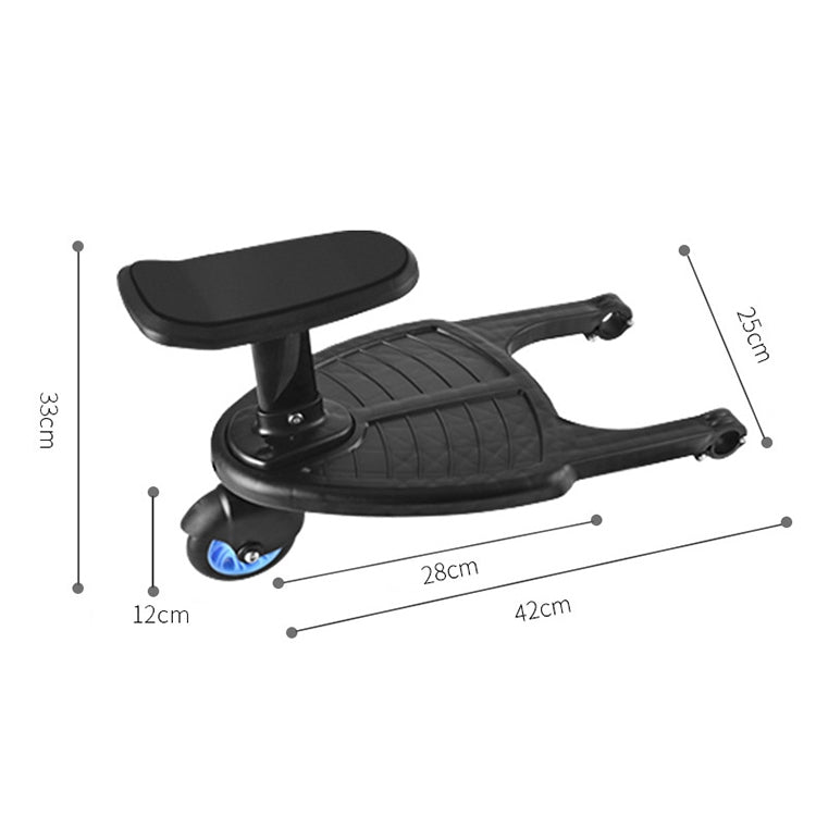 ELECTROPRIME Baby Stroller Standing Board Stroller Accessory Outdoor Activity Board(Blue)