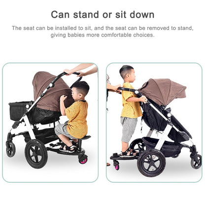 ELECTROPRIME Baby Stroller Standing Board Stroller Accessory Outdoor Activity Board(Blue)