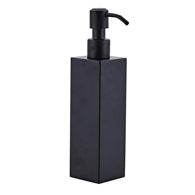ELECTROPRIME 304 Stainless Steel Wall-mounted Manual Soap Dispenser, Style:Square Table Top